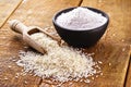 Rice flour, alternative gluten-free flour and rich in fiber