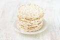 Rice galettes Royalty Free Stock Photo