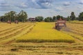 Rice harvester machine - Rice field