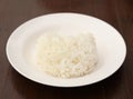 Rice heart shape Royalty Free Stock Photo
