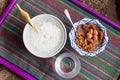 Rice in jasmine ice water Royalty Free Stock Photo