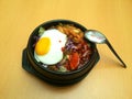 Rice Kamameshi Bibimbap Royalty Free Stock Photo