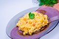 Rice with meat, plov