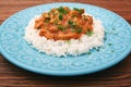 Rice with meat in tomato sause Royalty Free Stock Photo