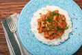 Rice with meat in tomato sause Royalty Free Stock Photo