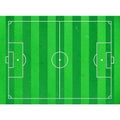 Rice paper cut football field