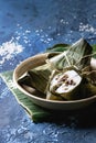 Rice piramidal dumplings Royalty Free Stock Photo