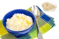 Rice porridge with butter and sugar Royalty Free Stock Photo