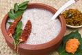 Rice porridge, Kanji, Kerala South Indian food Royalty Free Stock Photo