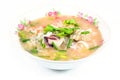 Rice porridge with pork,shrimp and squid' ,thai breakfast