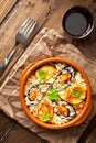 Rice with Potatoes and Mussels Royalty Free Stock Photo