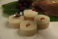 Rice puddings prepared in Kerala style. A popular dessert called palada pradhaman made with rice noodles, cashew nuts, coconut and