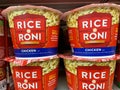 Rice in a retail store Rice Roni cups