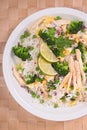 Rice salad with chicken Royalty Free Stock Photo