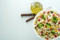 Rice salad with vegetables Royalty Free Stock Photo