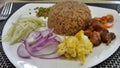 Rice Seasoned with Shrimp paste favourite Thaifood dish