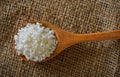 Rice in spoon Royalty Free Stock Photo