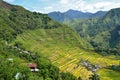 Rice terraces in Batad in Ifugao province, Luzon Royalty Free Stock Photo