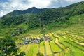 Rice terraces in Batad in Ifugao province, Luzon, world heritage Royalty Free Stock Photo
