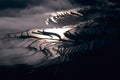 Rice terraces of yuanyang in the morning Royalty Free Stock Photo