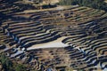 The famous terraced rice fields of Yuanyang in Yunnan province in China Royalty Free Stock Photo