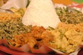 Rice Tumpeng Urap Sayuran Vegetables Royalty Free Stock Photo
