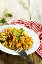 Rice with vegetables Royalty Free Stock Photo