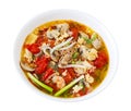 Rice Vermicelli Seafood Soup