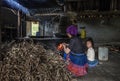 Rice winemaking in a traditional way inside house in a local village, Sapa, Vietnam