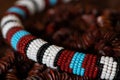 RICH AFRICAN BEADWORK 10 Royalty Free Stock Photo