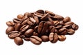 Rich Aroma Transparent Coffee Beans. Generative AI