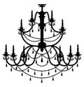 Rich Baroque Classic chandelier