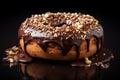 Rich Chocolate donut. Generate Ai