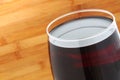 Rich Colored Red Wine in Close-up