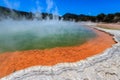 Champagne Pool, Wai-O-Tapu Geothermal Area, NZ Royalty Free Stock Photo