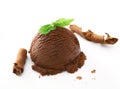 Rich creamy chocolate icecream Royalty Free Stock Photo