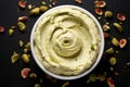 Rich Creamy pistachio butter. Generate Ai