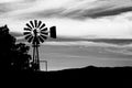 Windmill in Silhouette