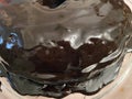 Rich Dark Brown Chocolate Cake for Dessert