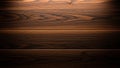 Rich dark wood grain texture with horizontal planks and warm lighting Royalty Free Stock Photo