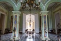 Rich decorated interior of a colonial mansion or city palace in Trinidad, Cuba