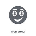 Rich emoji icon from Emoji collection.