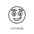 Rich emoji icon from Emoji collection.