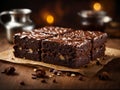 Rich and fudgy brownies with fudgy middles and the best crinkly tops, cinematic dessert