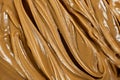 Rich and Glossy Peanut Spread Macro Pattern