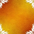 Rich golden background with a textured appearance.