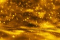 Rich golden illuminated glitter