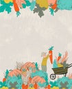 Rich Harvest Copy Space Vector Poster