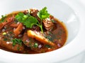 Rich hot hungarian beef goulash