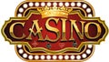 Casino sticker with crown. There is an additional PNG format.